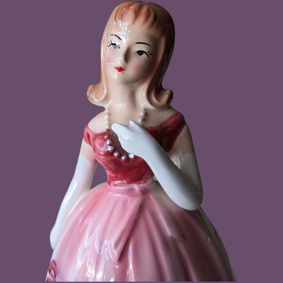 Vintage 1960s Inarco Japan Prom Date Porcelain Planter - Picture 4 of 6